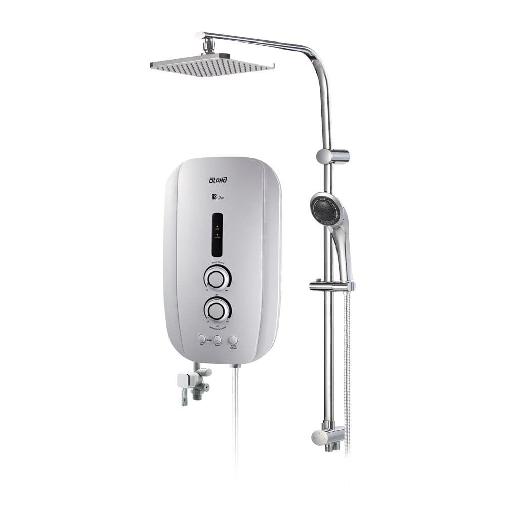 Alpha Shower heater AS2i with pump and rain shower