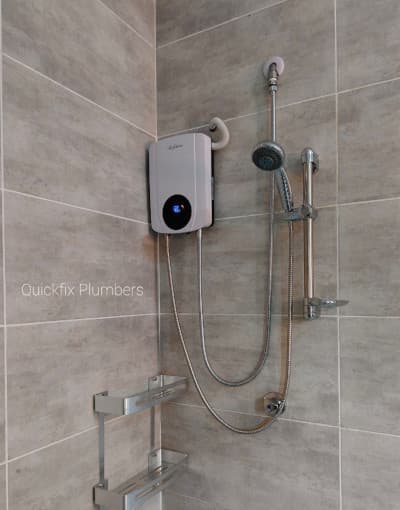 Analabier shower water heater with pump