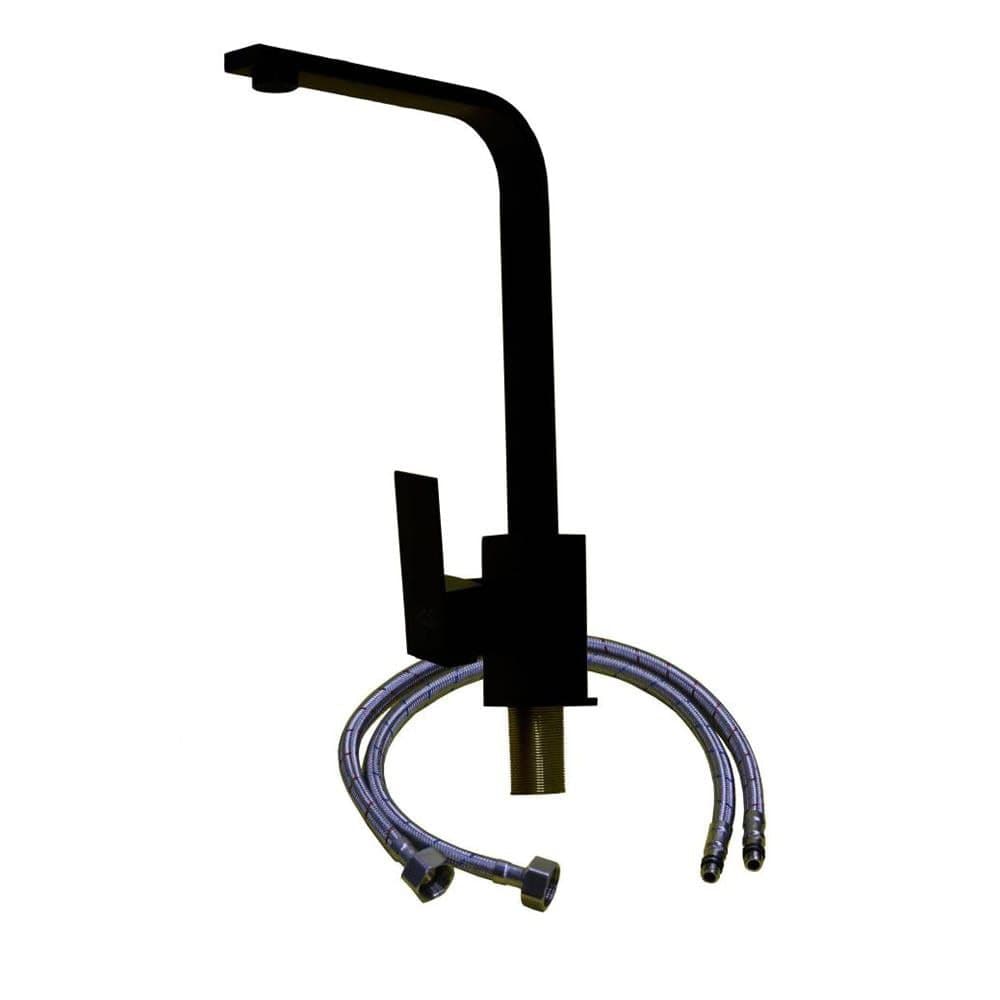 Black Square Frame Kitchen Mixer - Sleek Design for Modern Kitchens