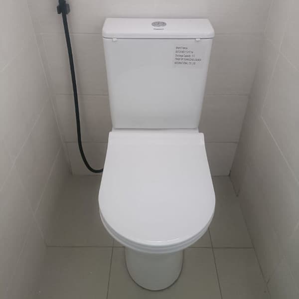 Close Coupled Toilet with Dual Flush - Efficient Bathroom Fixture