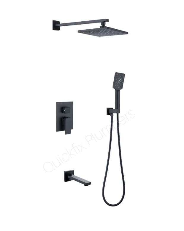 Concealed Shower Set 5 Way, Matt Black: K-8417H