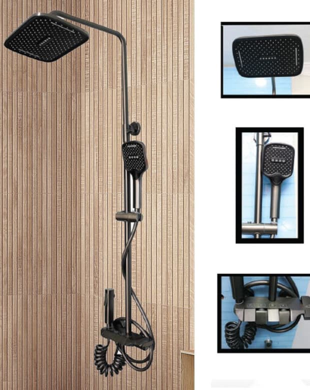 Wall mount piano shower set